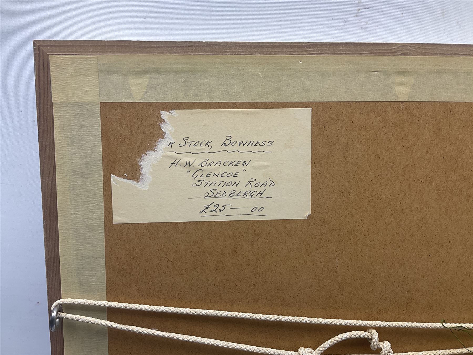 Henry Wilson Bracken (British 1920-1998): 'Glencoe', watercolour signed, titled verso 31cm x 37cm