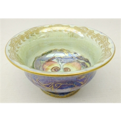  Wedgwood lustre dragon bowl, designed by Daisy Makeig Jones, no. Z4829, D11.5cm   