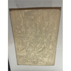 Albrecht Dürer (German 1471-1528): 'The Martyrdom of Saint John', wood cut from The Apocalypse portfolio first pub. 1498, 38cm x 27cm