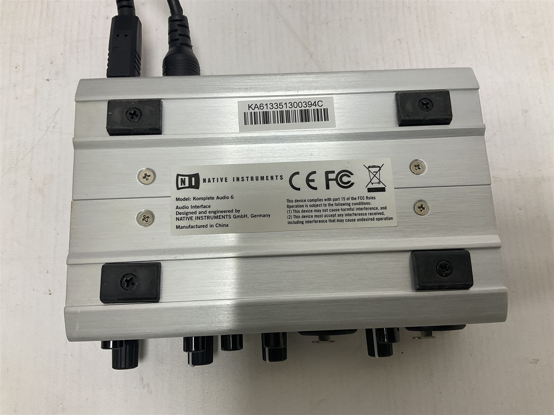 Native Instruments Komplete Audio 6, six channel audio interface, boxed with instructions and installation discs