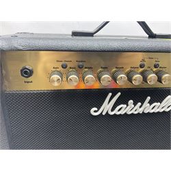 Marshall MG Series 30DFX amplifier L47.5cm; with Marshall MG fully programmable foot controller; both boxed (2)
