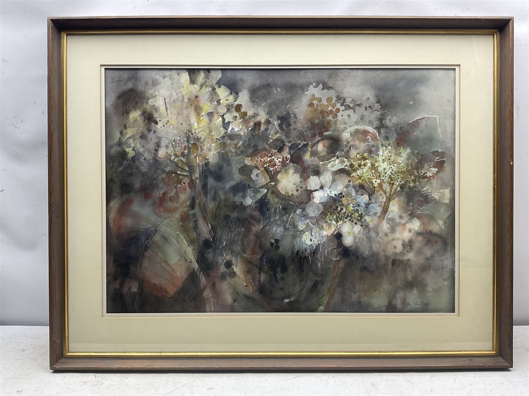 Joan Renton (Scottish 1935-): 'Hydrangea', watercolour signed, titled verso 52cm x 75cm