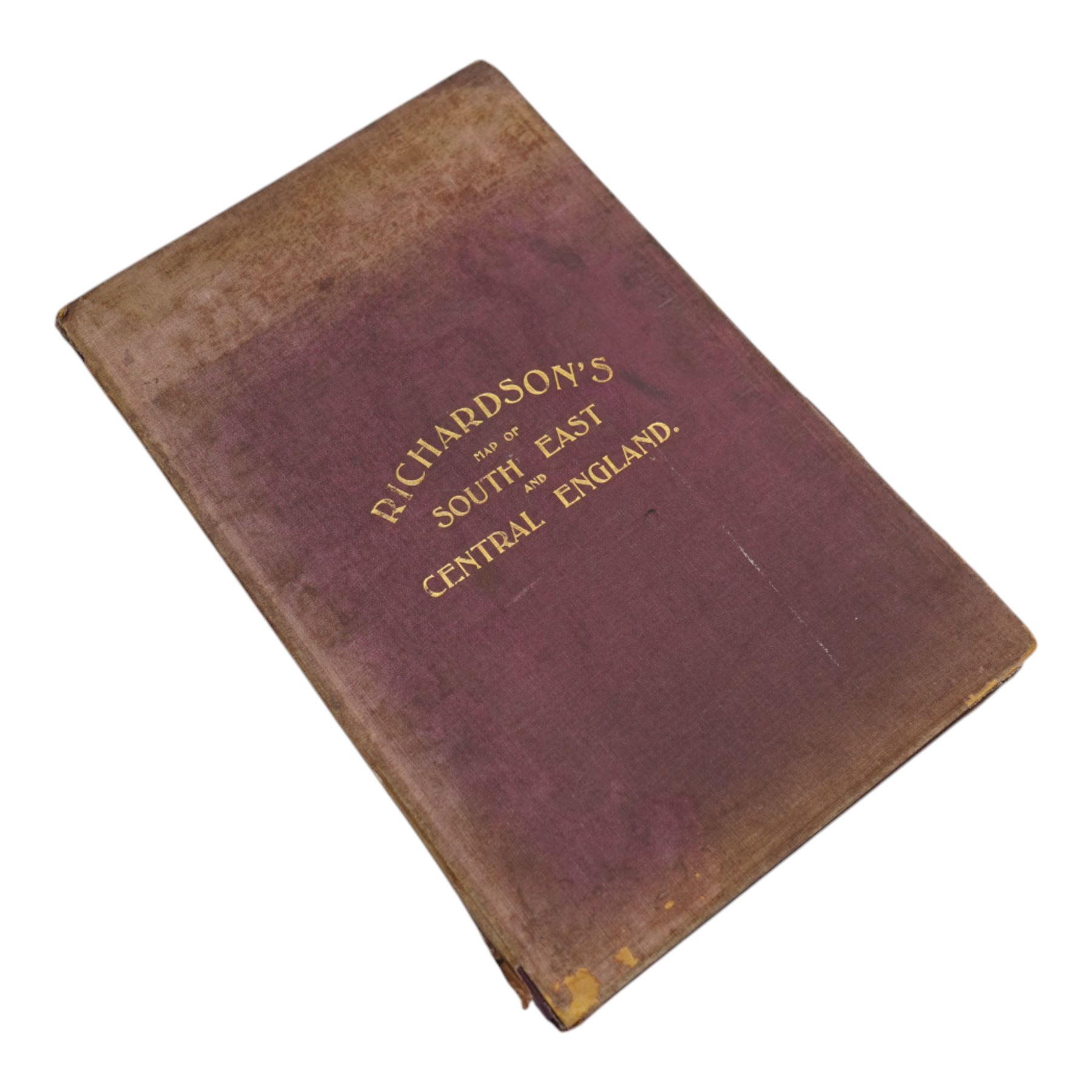 Richardson's Folding Map of South East and Central England pub. G W Bacon 1920; Thomas Moule (British 1785-1854): 'Yorkshire East Riding', 19th century engraved map 21cm x 28cm (2)