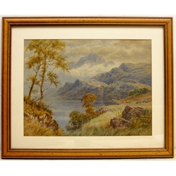 John Wilson Hepple (British 1886-1939): Lakeland Landscape, watercolour signed and dated 1925, 31cm x 41cm
