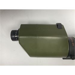  Optolyth TBS 80 monocular telescope, with additional lenses, Velbon sherpa monopod and Miranda 16x50 gold coated optics binoculars. 