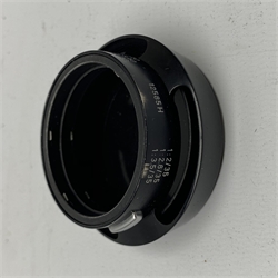 Leica M2-1013180 camera fitted with Leica Summicron 1:2/50 Leitz Wetzlar lens (1764800) and UVa filter, and Leica-Meter MR in leather case together with; Leica Elmarit 1:2.8/90 LW lens (1805634), Leica Summaron 1:28/35 LW lens (1782507), Leica M3 M2 adapter ring, Leica filters yellow and orange cased, three Leica lens hoods IUFOO, IROOA and 12585H (boxed), Leica pocket book, guide and 1960s survey catalogue & price guide leaflet, with original M2 camera box