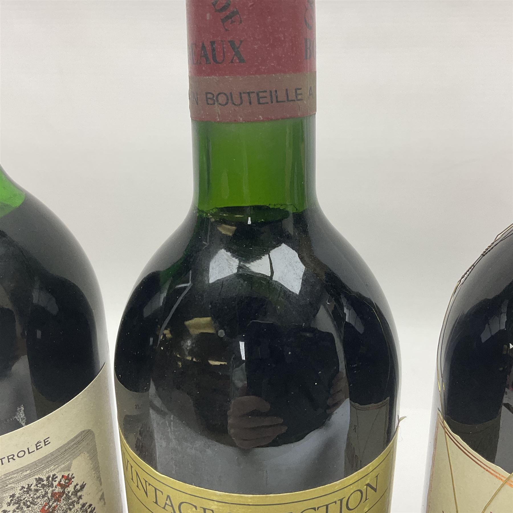 Mixed wine, comprising Chateau Cantemerle, 1975, Grand Cru Classe Se Medoc, Chateau Notton, 1985, Margaux and Marques De Calatrava, 2001 Tempranillo, various contents and proof (3) 