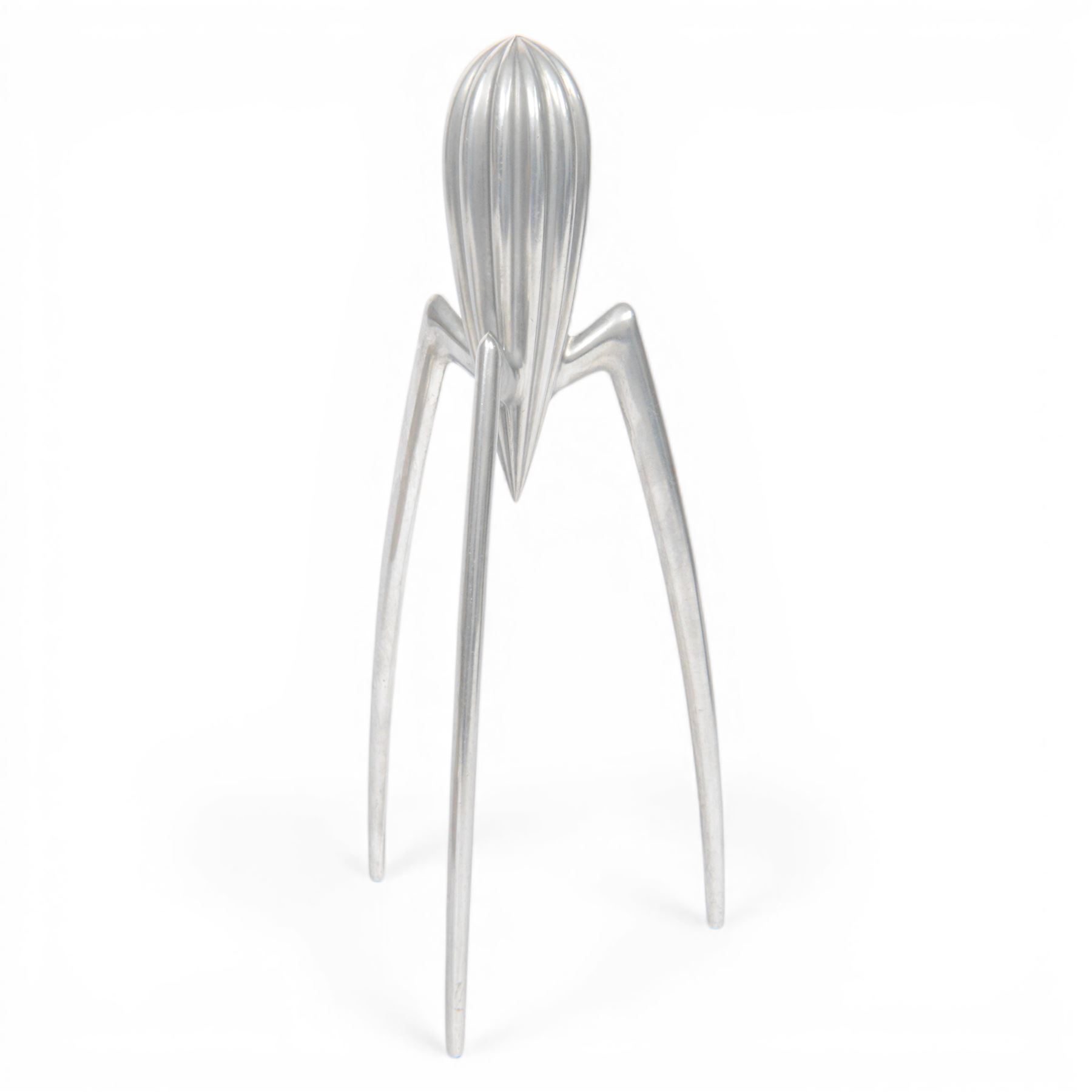 Philippe Starck for Alessi cast metal lemon Squeezer, 'Juicy Salif', together with Alessi Barknest Nestle bowl, both marked Alessi, squeezer H30cm 