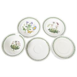 Collection of Portmeirion The Botanic Garden pattern, including five dinner plates, four side dishes, vases, planters etc 