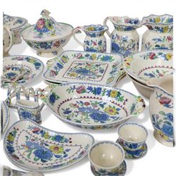 Masons Regency tea and dinner service, including coffee pot, jugs, covered dishes, serving platters, etc 