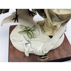 Giuseppe Armani Florence limited edition Isadora figure group, 2315/3000, no. 0633C, H47cm