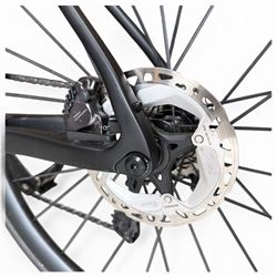 Ribble - Endurance SLR carbon bicycle, electronic gears, Garmin rally pedals, continental tyres, Shimano brakes, 2x12-speed, medium