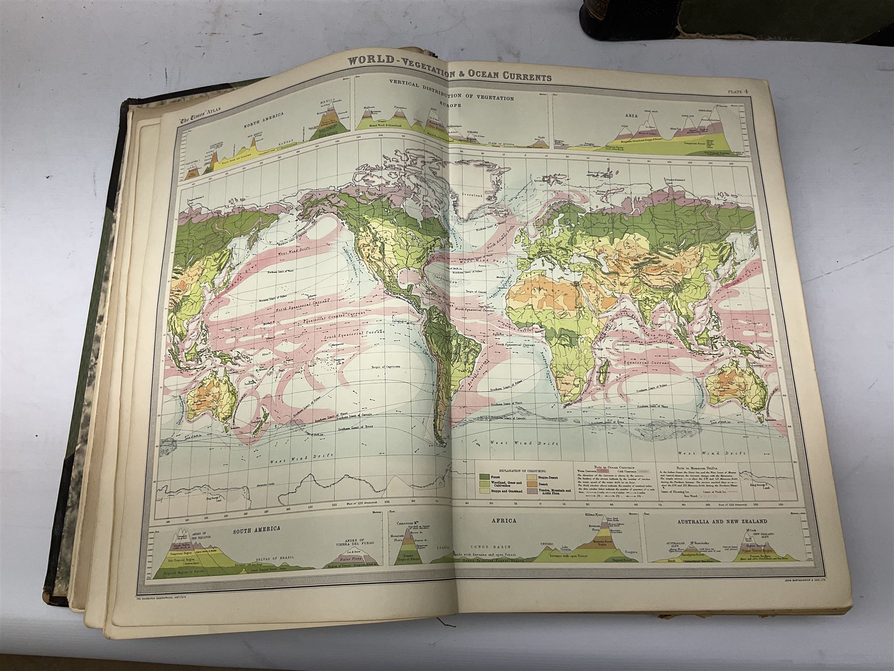 Victory Atlas of the World by The Daily Telegraph, containing plates or maps and diagrams, The Times Atlas & Gazetteer of the World, Selfridge Edition, 1922 