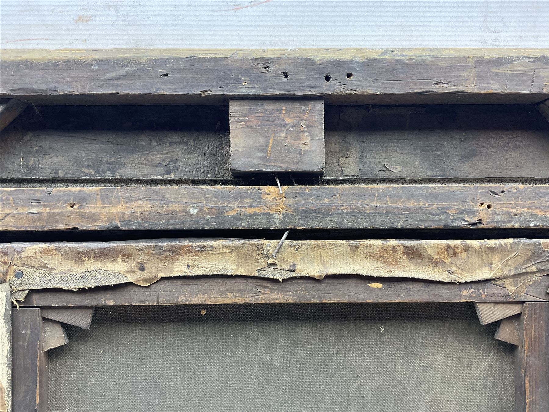 William Anslow Thornley (British fl.1858-1898): Leaving the Harbour in Heavy Seas, oil on canvas signed 'Thornbery' 24.5cm x 34.5cm 