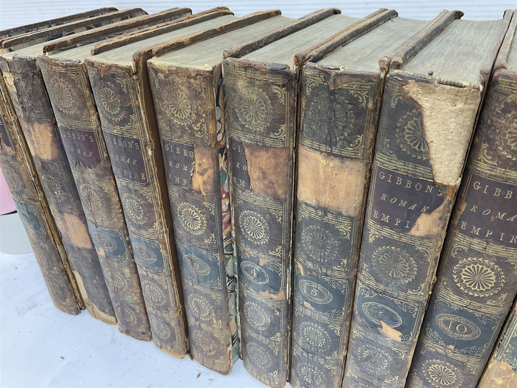 Edward Gibson; The History of the Decline of the Roman Empire, new edn in Twelve vols, T. Cadell, London, 1788-1798