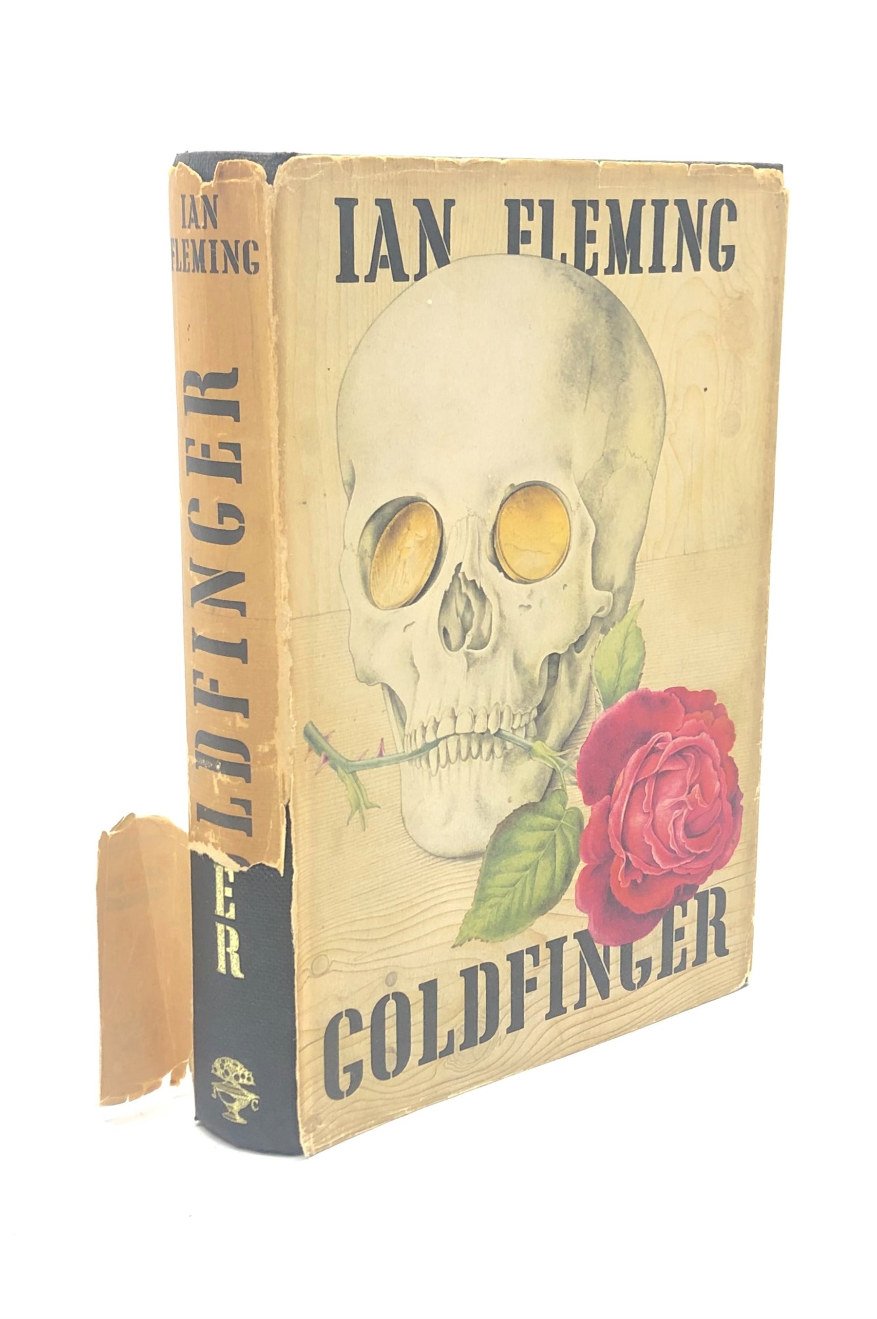  Fleming Ian: Goldfinger. 1959 First edition. Embossed black cloth/gilt. Unclipped dustjacket.   