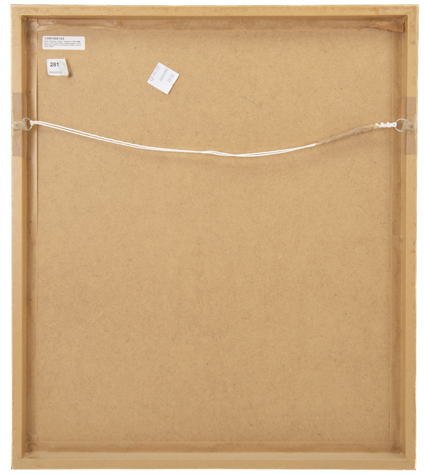 David Schneuer (Austro Hungarian 1905-1988): Lady in the Green Dress, limited edition serigraph signed and numbered 27/250 in pencil 33cm x 28cm
Notes: Schneuer who emigrated to Israel, was well known for his paintings and serigraph prints of cafe scenes and depictions of the German and Parisian social scene in the 1920's. His expressionistic style is evident as he creates scenes filled with a party-like atmosphere, constantly exploring sex and eroticism