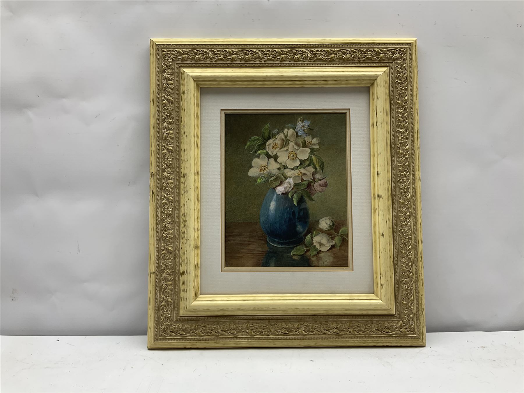 G E C (20th century): Still Life of Flowers, watercolour signed with initials 22cm x 17cm