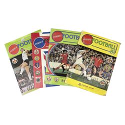 Four 1980s Panini's Football sticker albums for 1981,1983, 1984 & 1985