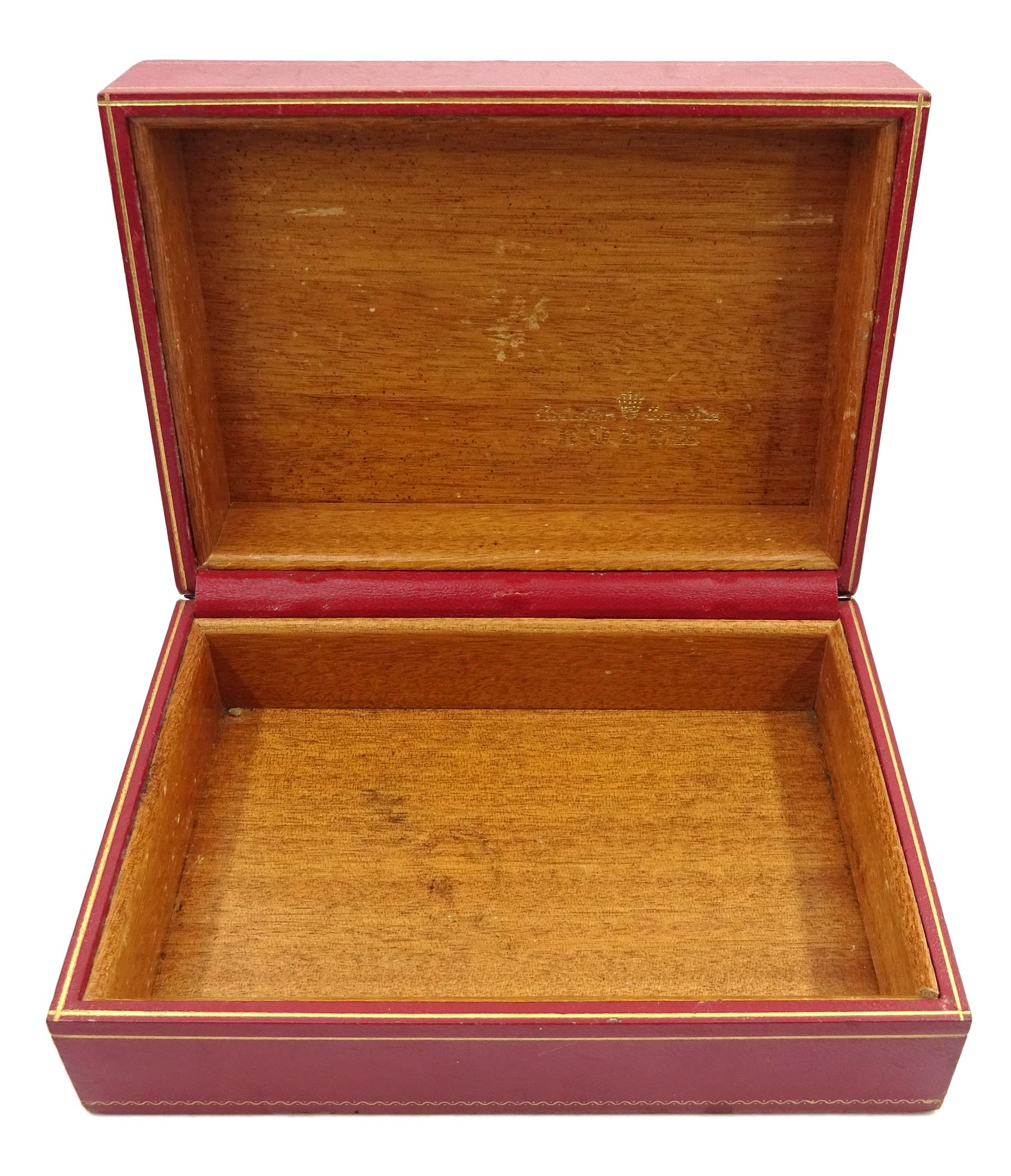 Rolex Oysterdate Precision gold-plated gentleman's wristwatch, model No. 6694, serial No. 616468, on original strap, boxed