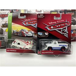 Disney Pixar 'Cars' - thirty-four Mattel carded die-cast models; all in unopened blister packs (34)