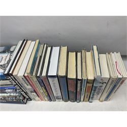 Thirty books of maritime and naval interest including David Hobbs: The British Pacific Fleet; Ian Marshall: Armoured Ships; M.J. Whitley: Cruisers of WW2, German Cruisers of WW2 and German Coastal Forces of WW2; books on warships, U-Boats, combat ships etc