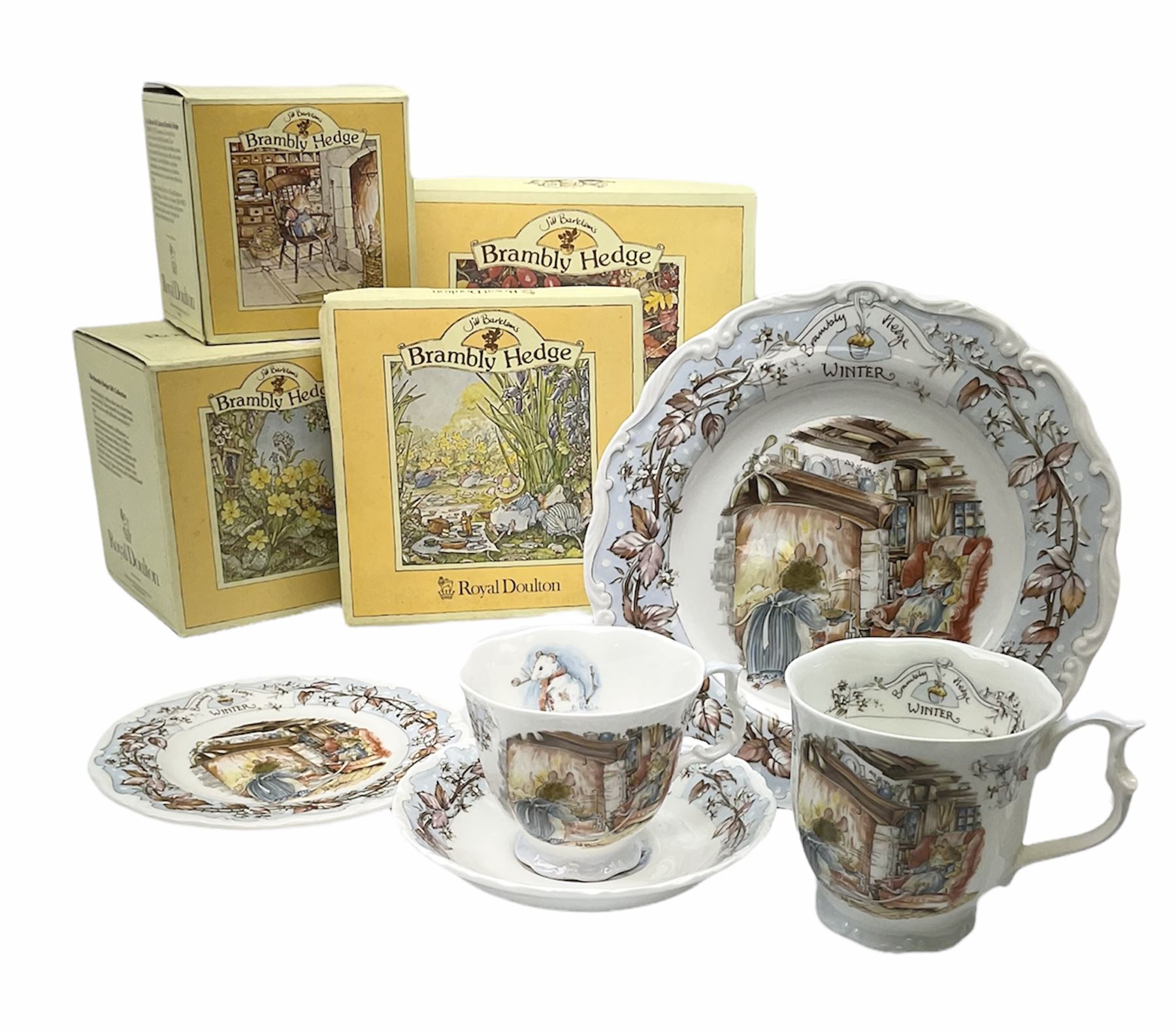 Royal Doulton Brambly Hedge Winter pattern teacup trio | Paintings 