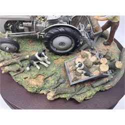 Two Country Artists figures, After the storm no CA831, limited edition 891/1750 and The Harvesters, limited edition 824/850, both with wooden base and certificates of authenticity