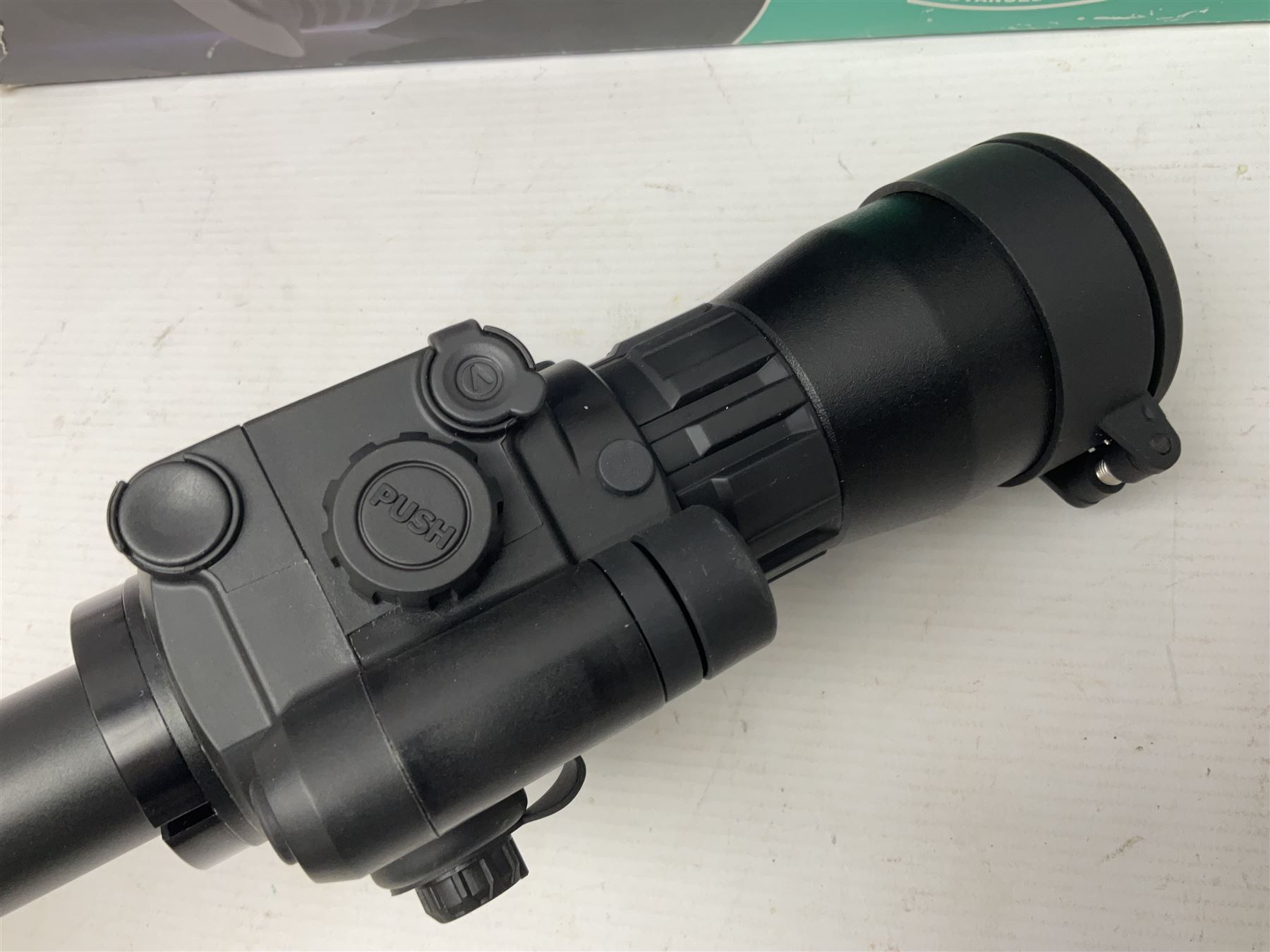 Yukon Photon XT 6.5 x 50 day/night sight, serial no.70127914, L43cm overall; in carrying case and original box