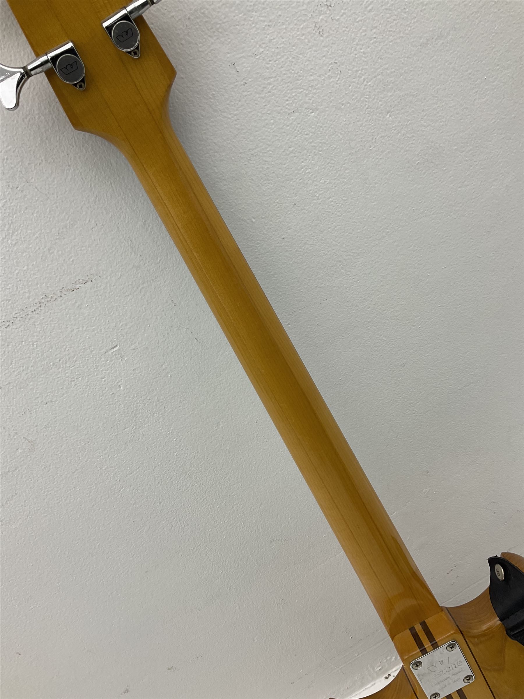 Westone Thunder 1-A elm four-string electric bass guitar, serial no.4052670 L111cm