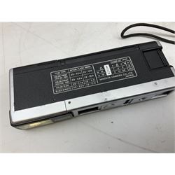 Minolta SRT101 camera, together with Halina camera, Fujifilm DX-8, Canon digital IXUS 1001S and other cameras and accessories 