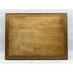 Allan Peel Tankard (British 1897-1964): London Street Scenes, set of three ink and watercolours signed and dated 1953, in matching frames, max 37cm x 55cm (3)