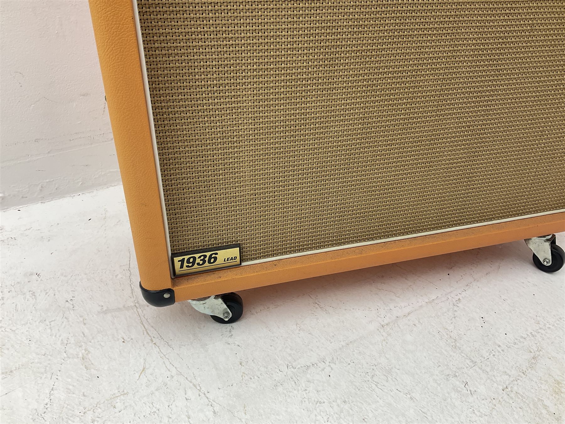 Marshall JCM 2000 dual super lead guitar amplifier head and a Marshall 1936 lead 2x12 speaker cabinet (2)