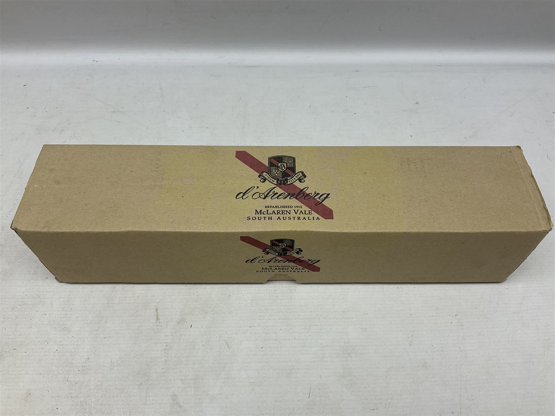 D`Arenburg 2007 The dead Arm Shiraz, 1.5 litre, 14%, together with Grahams 2001 crusted port, 75cl, 20%, both boxed 