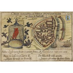 Daniel Meisner (German 1585-1625): 'Hull in Engellandt', 17th century engraved emblematic ...