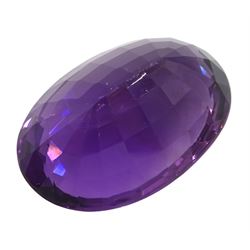 Loose oval amethyst of approx 18.35 carat