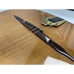 Spanish Gitano Manuel Rodriguez Maccaferri guitar, model no.EMC1; bears label; L98cm; in lightweight carrying case