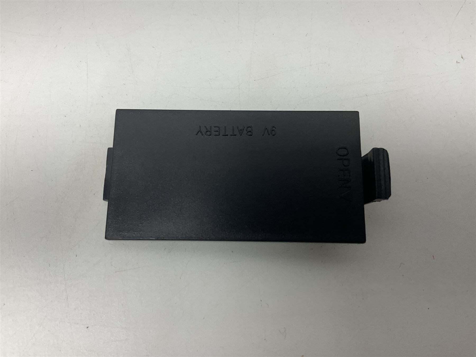 Aria Sinsonido mahogany electric travel guitar, serial no.0502385 L86cm; in original gig bag with earphones and GM11 Minituner; together with Fender Sidekick Reverb 25 amplifier and Marshall MG Series 15DFX amplifier (3)