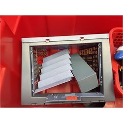 Collection of 1990s toys, including Biker Mice from Mars, Teenage Mutant Ninja Turtles, Thunderbirds etc in three boxes 