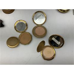 Silver 1969 Cunard RMS Queen Elizabeth maiden voyage commemorative medallion, in original Slade, Hampton & Son case with certificate, two Stratton R.M.S Queen Elizabeth mirror compacts, Stratton R.M.S Queen Mary compact, mid 20th century P&O Canberra Round World Voyage miniature globe, S.S Oriana ash tray modelled as a barrel, Norah Wellings sailor doll, and other maritime and shipping memorabilia 