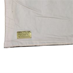 La Manta tapestry wall hanging, by Hines of Oxford, after teh 1420 fresco by Giacomo Jaquerio in the great hall at Casello Della Manta, H65cm, L130cm