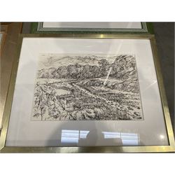 Collection of oil paintings and watercolours, various artists including Harry Emmett, JF Allen, VG Mitchell, B Sherne, Leslie Kersley, etc (12)