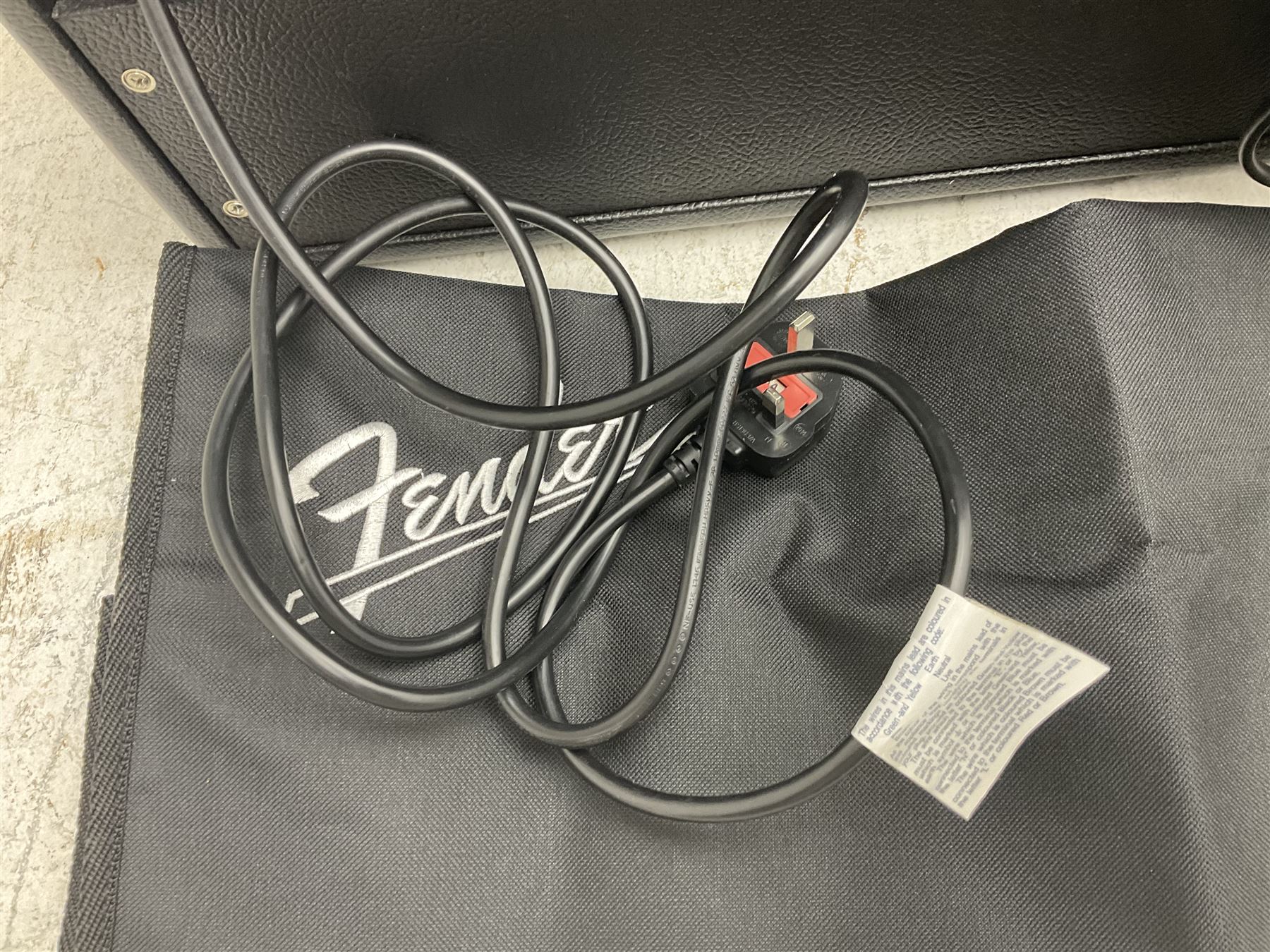 Fender Deluxe Reverb combo amplifier; model 65 Deluxe; type PR-239; 100 watts; made in USA; serial no.AC122232; L61cm; with cover