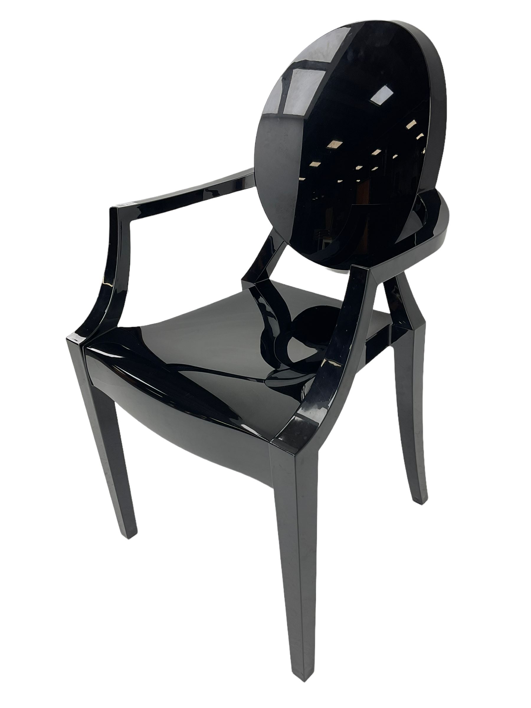 Philippe Starck for Kartell - 'Louis Ghost' chair, in black