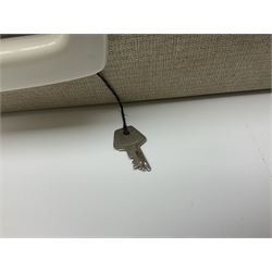 Husqvarna combina II sewing machine in case, with instruction manual and sewing box