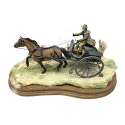Border Fine Arts 'The Country Doctor', model No. JH63 by Ray Ayres, limited edition 888/1250, on wood base, H20cm (a.f)