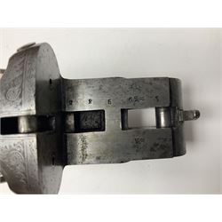 SHOTGUN CERTIFICATE REQUIRED - Late 19th century R. Robinson of Hull 12-bore side-by-side double barrel hammer shotgun; with 76cm(30