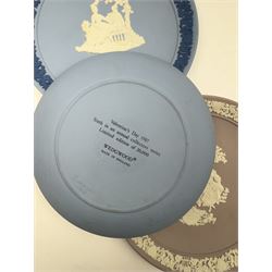 Wedgwood Jasperware including jugs, trinket dishes plates, vases etc    