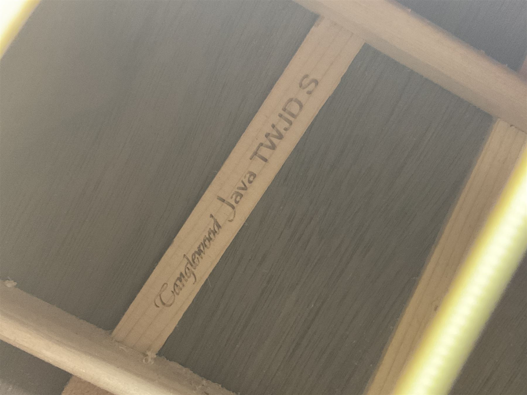 Tanglewood Dreadnought spruce and java wood acoustic guitar the three-piece back with mango spalted wood insert; in Faith hard carrying case; serial no.201147017 L103cm