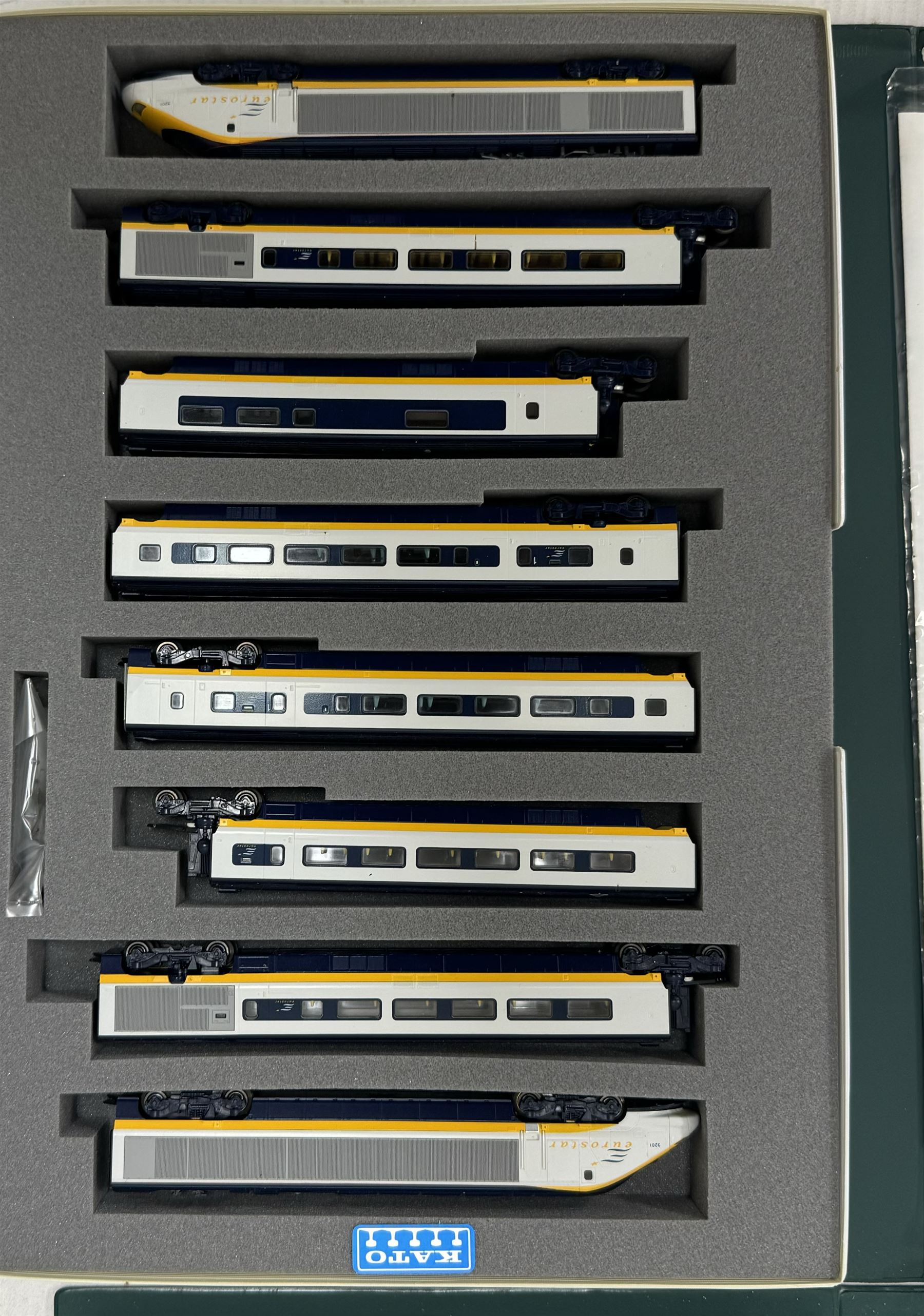 Two Kato 'N' gauge Eurostar Car Sets | Model Railway | 122286